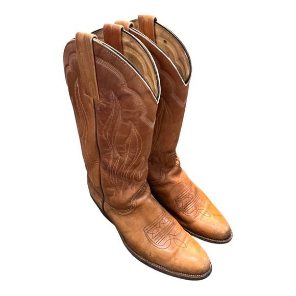 Frye Other - Frye Tan Leather Cowboy Boots Men’s 10D